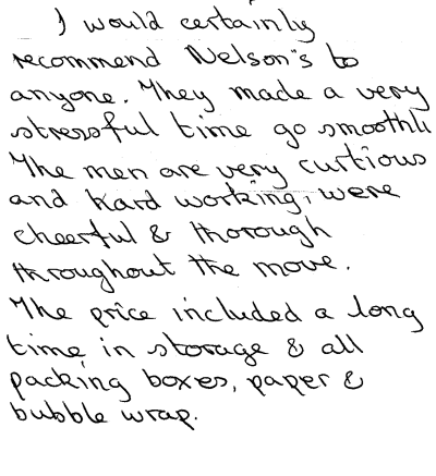 Customer review