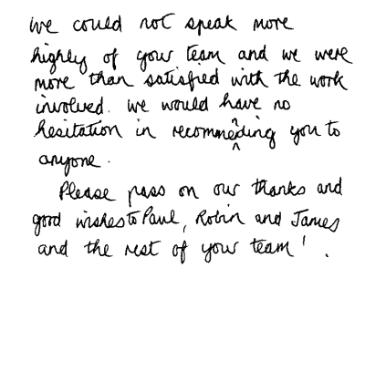 Customer review