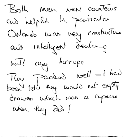 Customer review