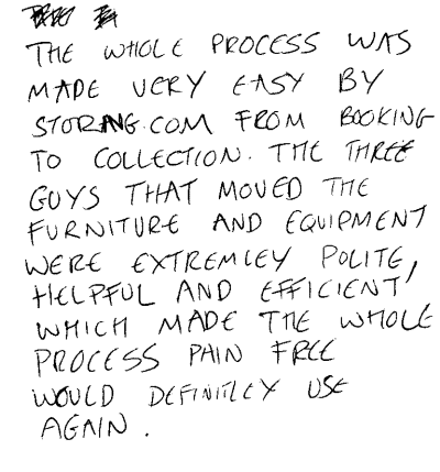 Customer review