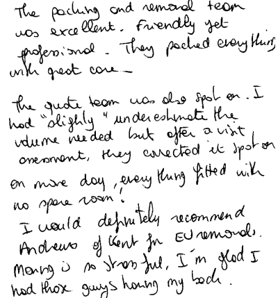Customer review