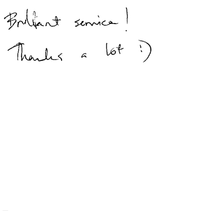 Customer review