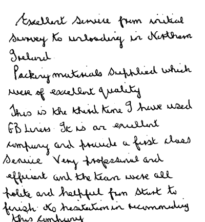 Customer review